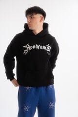 Butterfly Aqua Sword Rhinestone Taşlı Sweatshirt