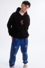 Love Web Rhinestone Taşlı Sweatshirt