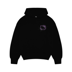 Hoodfame Kitty Rhinestone Taşlı Sweatshirt
