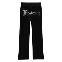 Hoodfame Kadife Rhinestone Taşlı Eşofman Altı