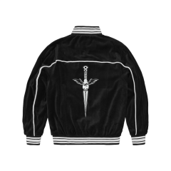 Hoodfame Kadife Fermuarlı Sweatshirt