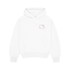 Ecru Kitty Rhinestone Taşlı Sweatshirt
