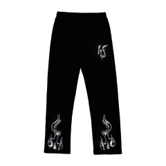 Flame Rhinestone Taşlı Eşofman Altı